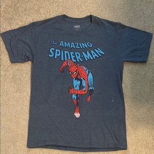 Marvel Blue Spider-Man Short Sleeve Tee